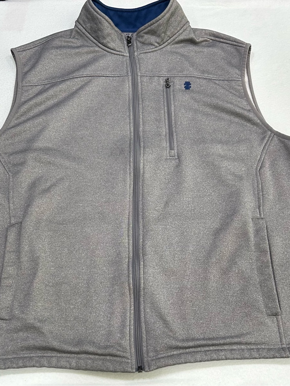 IZOD Advantage Performance Natural Stretch Men’s Full Zip Vest 2XLT (G-11)